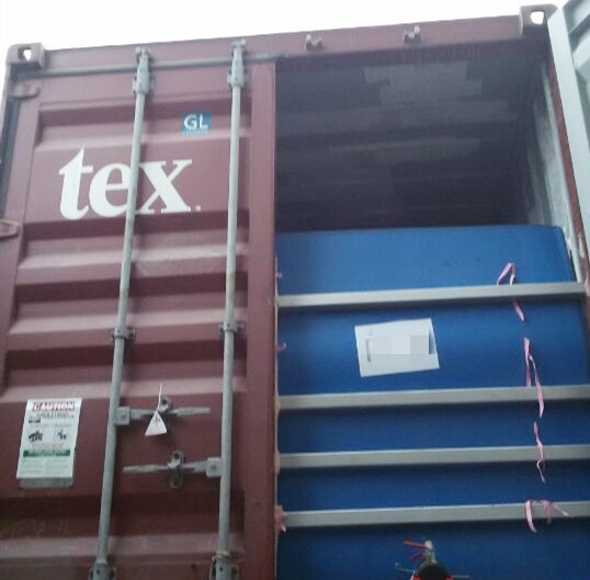 flexibag in container